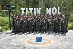  Apel Komandan Satuan Kodam VI/Mulawarman digelar di Titik Nol IKN Nusantara 